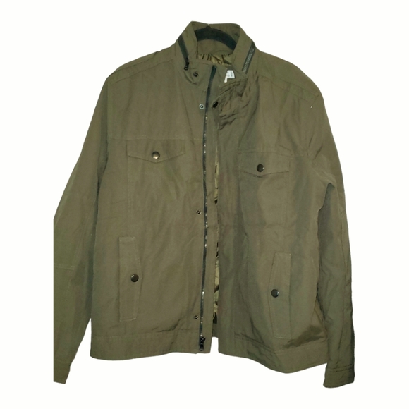 Kenneth Cole coat NWT men's size Large dark army green color - Picture 9 of 11